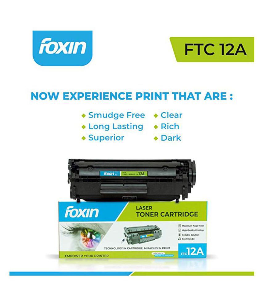 Foxin FTC12A Black only Cartridge doner