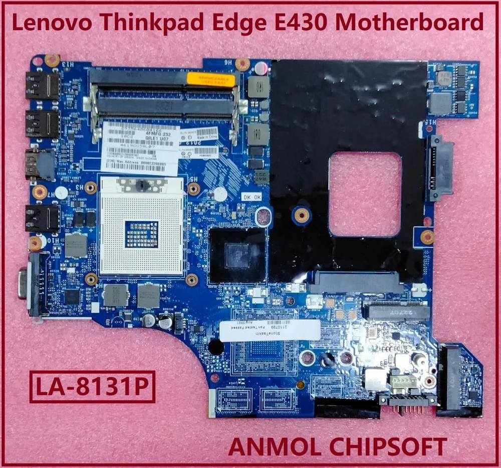 Lenovo Thinkpad Edge E430 Motherboard - LA-8131P