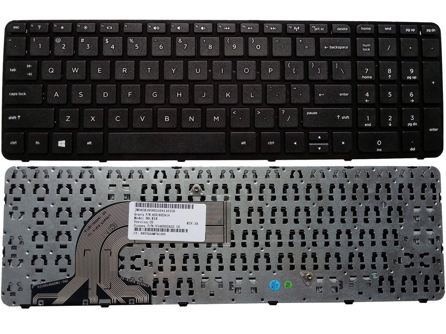 HP Pavilion 15-D002TX,15-G232ds,Laptop Keyboard