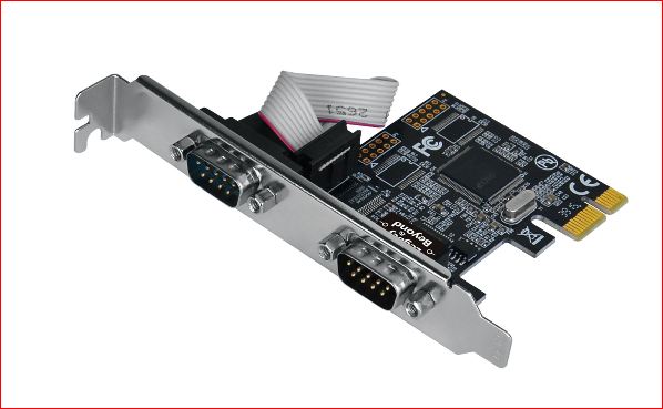 Dual-Serial Port / RS-232 PCIe Card (pc express serial port)