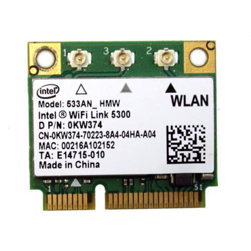 Dell Latitude E6400 E5400 M6400 Intel WiFi Link 5300 533AN_HMW Mini PCi Express WiFi WLAN Wireless Card N230K 0N230K