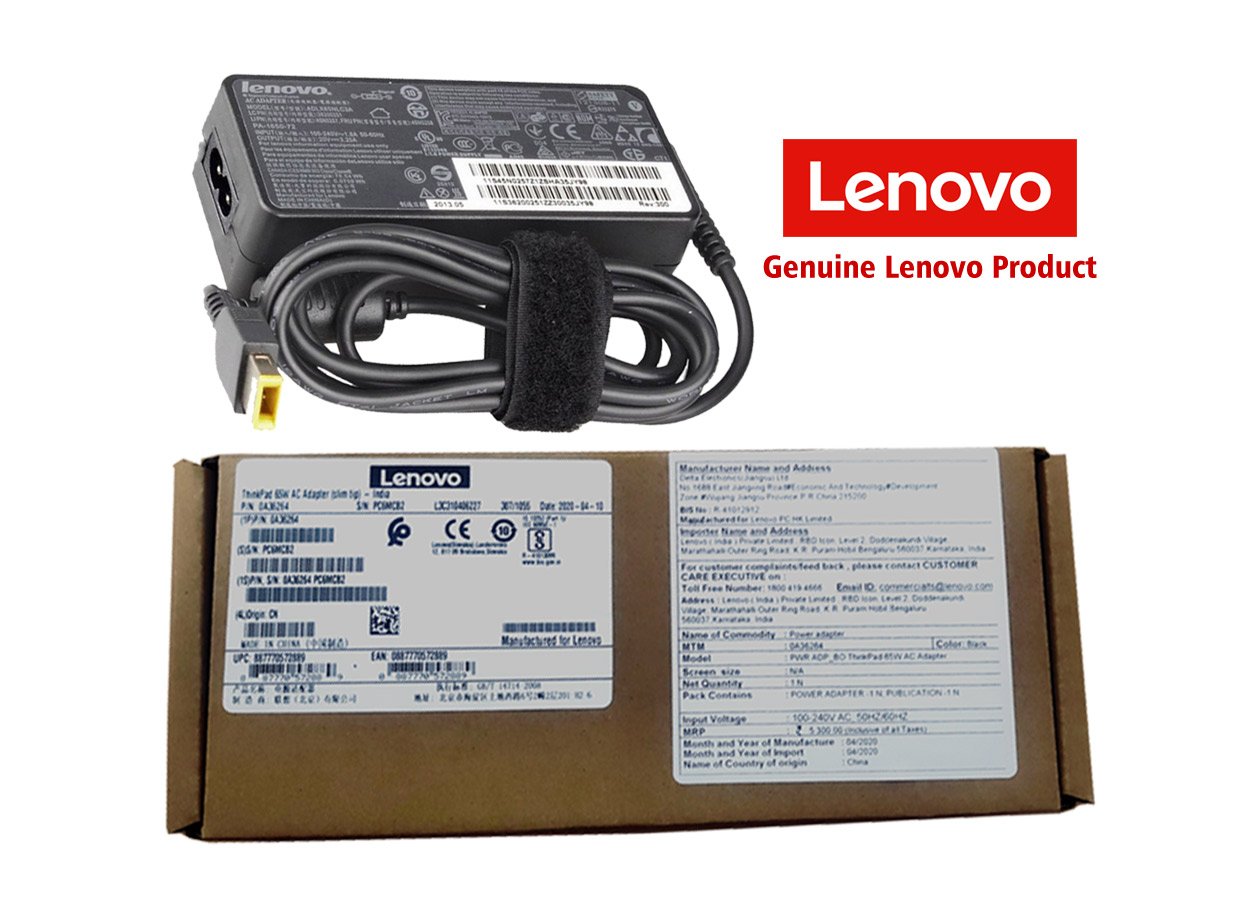 lenovo USB orginal adapter 65w