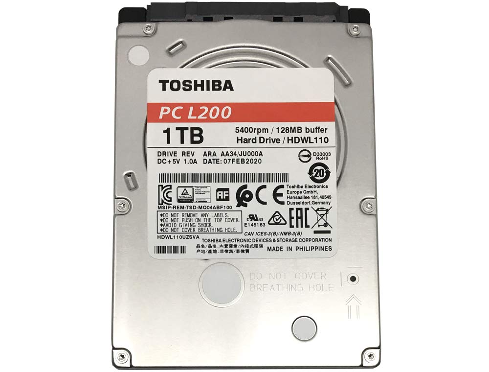 Toshiba 1 TB Laptop HardDisk HDD