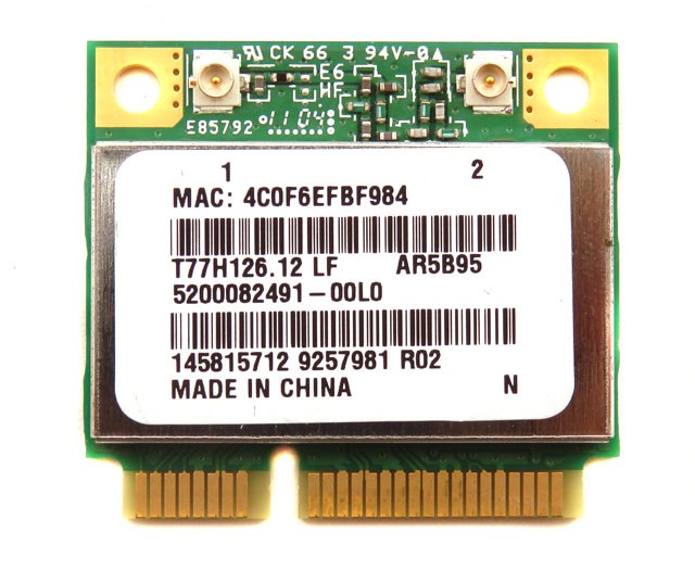 HP G42 CQ42 G62 CQ62 605560-005 PCI-E ATHEROS AR5B95 WIRELESS WIFI WLAN CARD