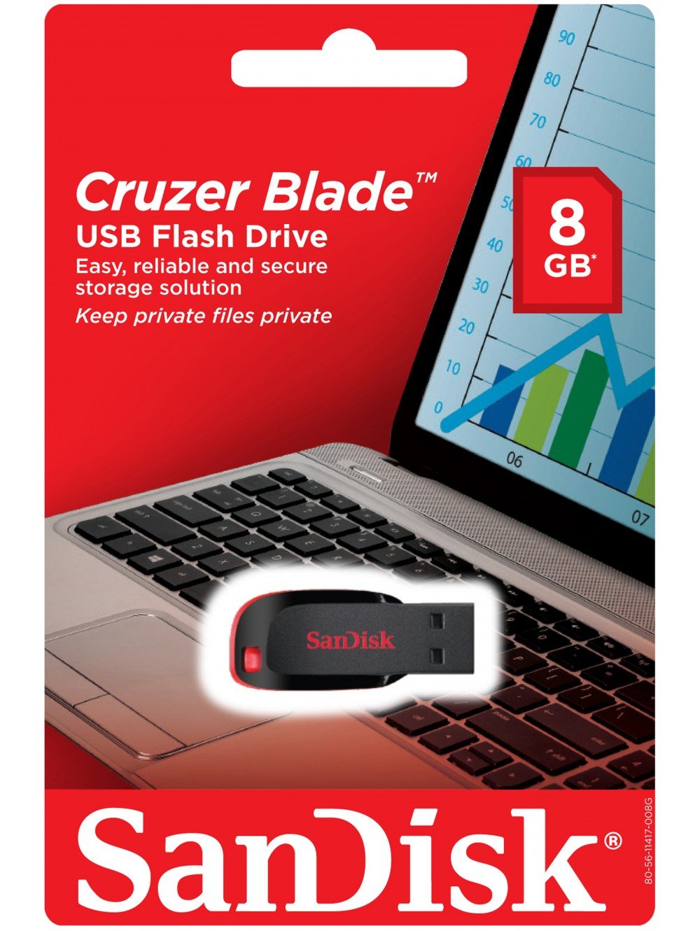 Sandisk 8GB Pen Drive Usb Cruzer Blade