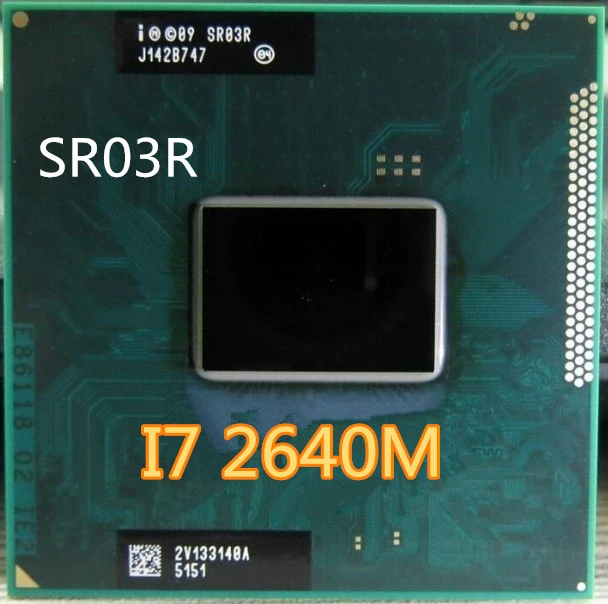 Intel Core i7-2640M  2.80GHz Processor