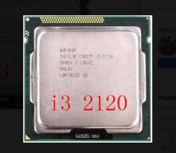 i3 2nd Generation 2120 Processor  (Silver)