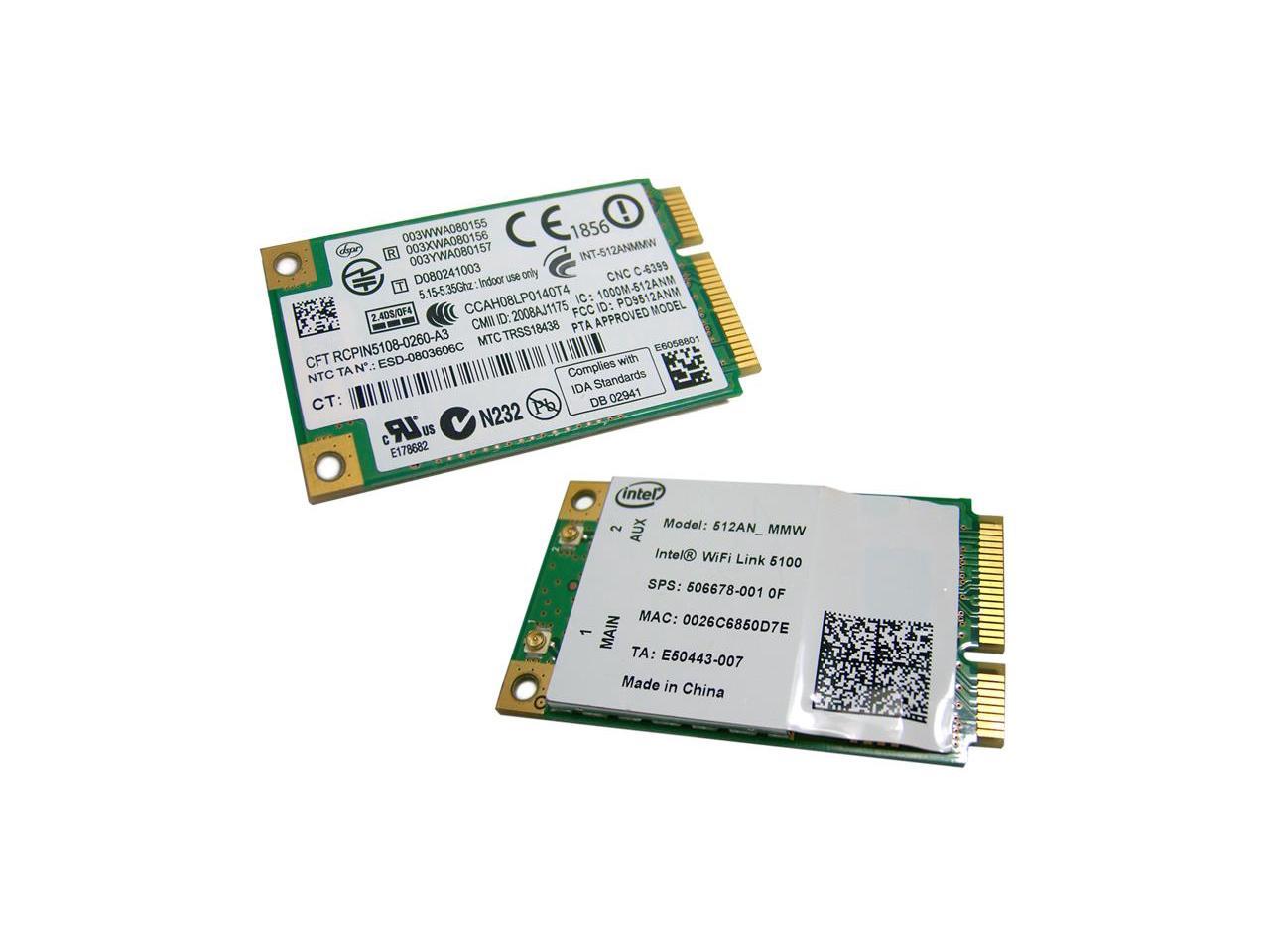 HP EliteBook 2530p Wireless WLAN 512AN_MMW Network Card. 506678-001